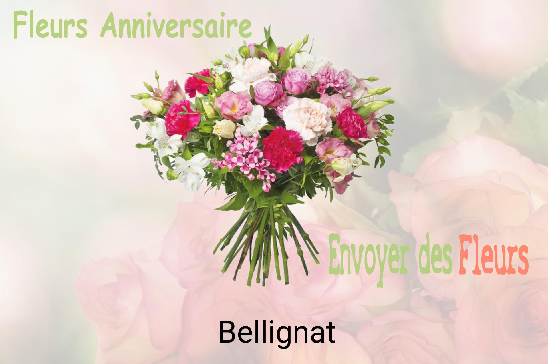 Bouquet de fleurs d’anniversaire livré à Bellignat