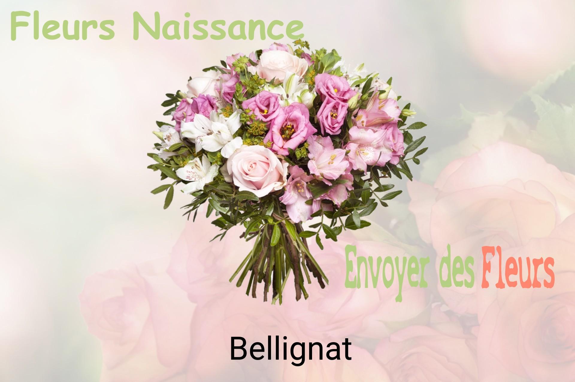 Bouquet de fleurs de naissance livré à Bellignat